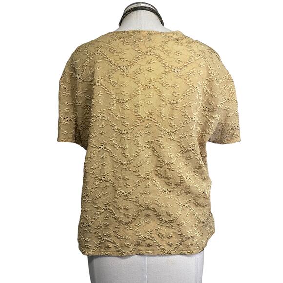 Vintage E.K. Designs 90s Victorian Style Floral Delicate Blouse - Picture 7 of 13